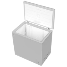 Chest Freezer, 199L, White Inner, Silv