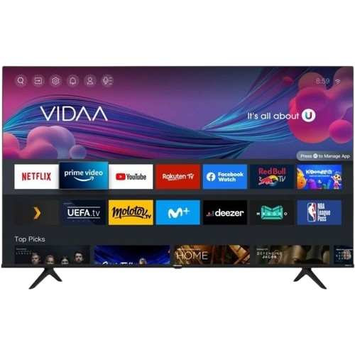 Hisense 65 Inch Smart 4K UHD Frameless TV 65A6K