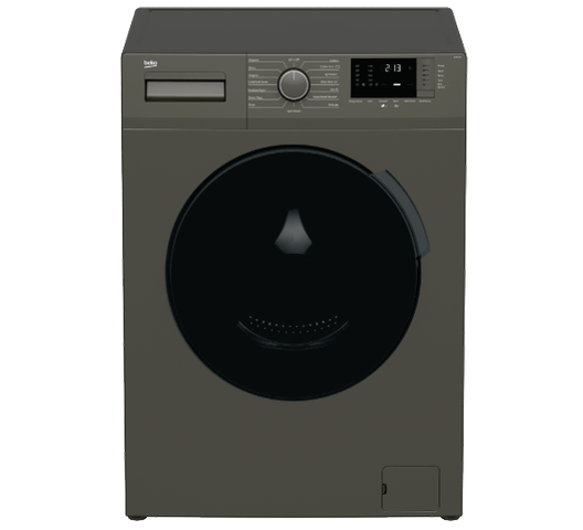 Beko BAW389 UK Front Load Washing Machine, Grey - 9KG