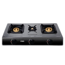 Gas Stove, Non-Stick, Tripple Burner,