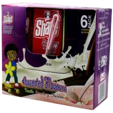 Kcc shake 6 pack 250ml assorted flavou